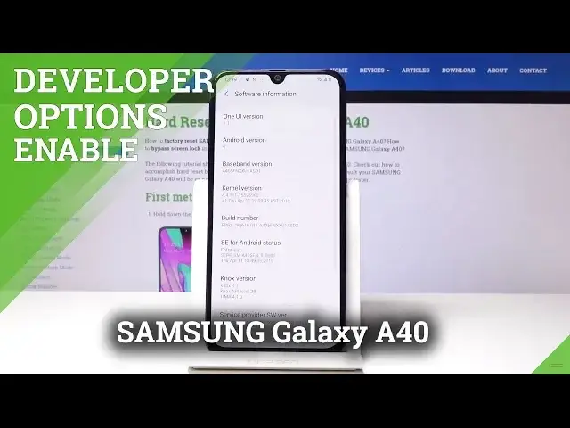 'Video thumbnail for Developer Options SAMSUNG Galaxy A40 Developer Options | Allow OEM Unlocking'