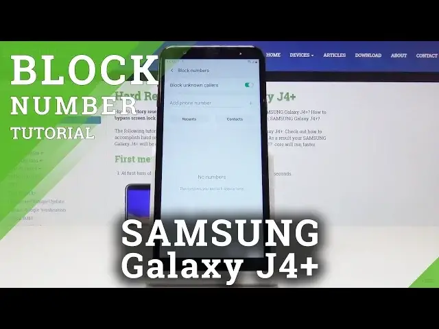 'Video thumbnail for Block Number in SAMSUNG Galaxy J4+ - Block Texts & Calls'