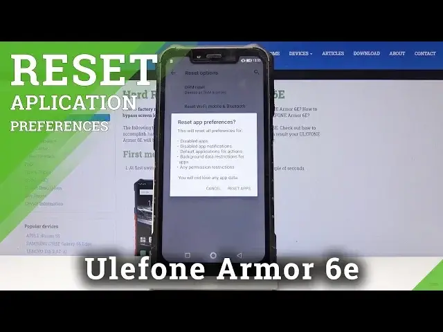 Video thumbnail for How to Reset App Preferences in Ulefone Armor 6E - Restore App to Default