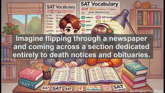 Video thumbnail for 5000 Must Know SAT Vocabulary - Necrology: Understanding the Vocabulary of Death Notices