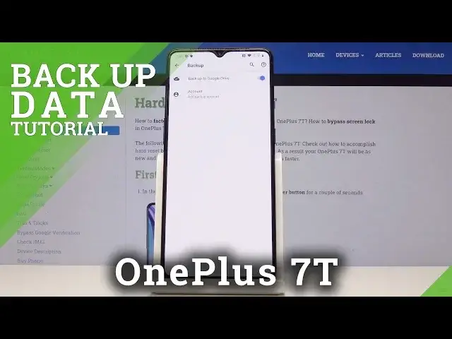 'Video thumbnail for How to Enable Google Backup on OnePlus 7T - Back Up Data'