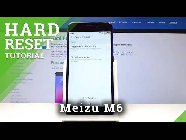 'Video thumbnail for Hard Reset Meizu M6 - Factory Reset Operation by MEIZU Settings'