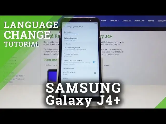 Video thumbnail for Change Language in SAMSUNG Galaxy J4+ - Language List
