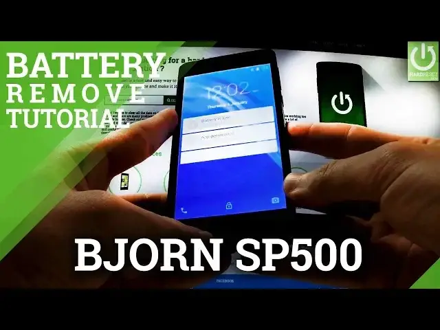 'Video thumbnail for BJORN SP500 Battery Removal / Open Back Cover / Frozen Android'