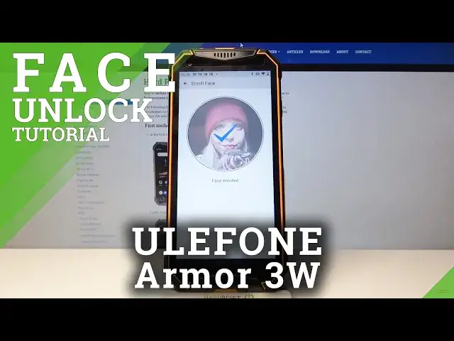 'Video thumbnail for ULEFONE Armor 3W and Face Unlock Method - Set Up Face Recognition'
