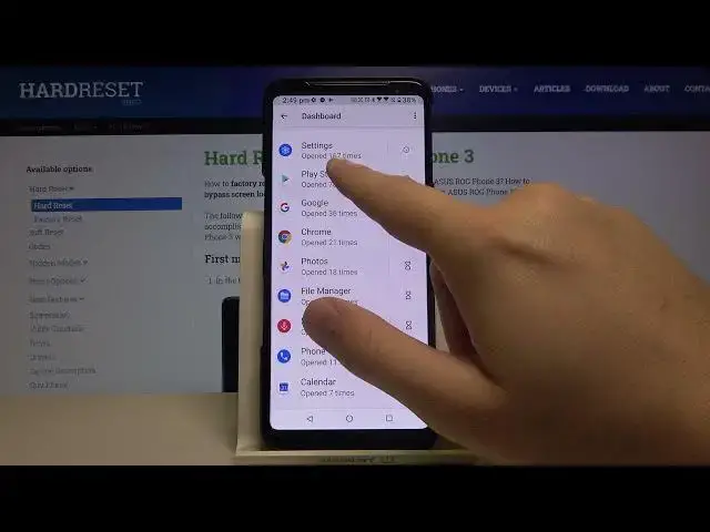 'Video thumbnail for How to Check Number of Apps Opened Each Day in ASUS ROG Phone 3?'
