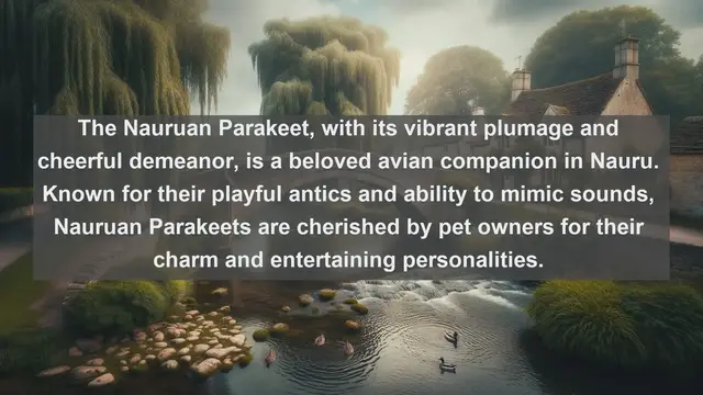 Video thumbnail for Exploring Nauru's Treasured Companions: Top 10 Favorite Pets Revealed