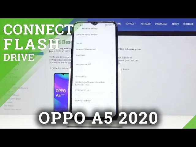 Video thumbnail for OTG Connection in OPPO A5 2020 - Connect Flash Drive