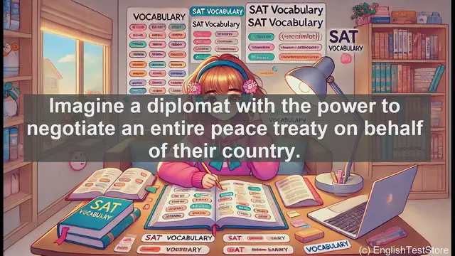 Video thumbnail for 5000 Must Know SAT Vocabulary - Plenipotentiary: A Key SAT Vocabulary Word Explained