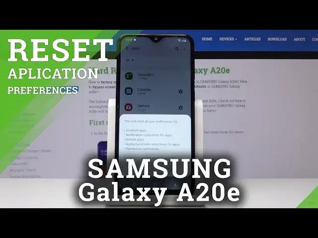 'Video thumbnail for How to Reset App Settings in SAMSUNG Galaxy A20e - App Settings to Default'