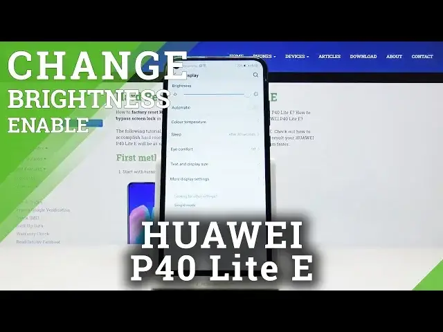 'Video thumbnail for How to Set Adaptive Brightness in HUAWEI P40 Lite E – Automatic Screen Intensity'