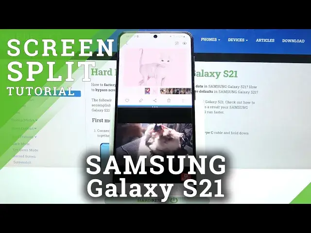 'Video thumbnail for How to Split Screen in SAMSUNG Galaxy S21 – Use Two Apps'