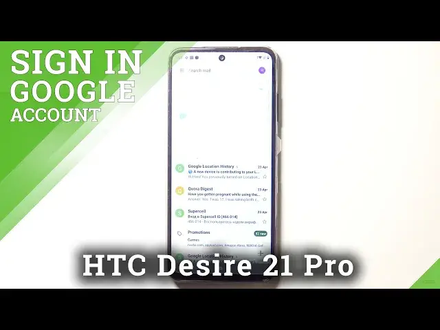 'Video thumbnail for How to Logout From Gmail Account on HTC Desire 21 Pro – Manage Gmail Accounts'