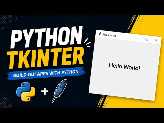Video thumbnail for Python Tkinter Crash Course #1 - Create Your First Window