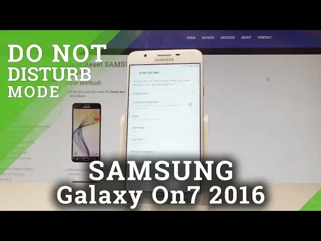 Video thumbnail for How to Enter Do Not Disturb on SAMSUNG Galaxy On7 2016 - Sound Settings |HardReset.Info