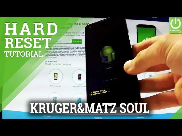Video thumbnail for Hard Reset KRUGER&MATZ Soul - Format in Recovery Mode