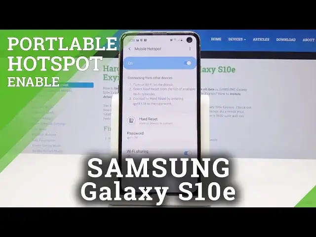 Video thumbnail for How to Enable Portable Hotspot on SAMSUNG Galaxy S10e – Set Up Wi-Fi Sharing