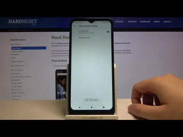'Video thumbnail for How to Add SIM PIN to SIM Card in NOKIA C20 – Set Up PIN for SIM Card'