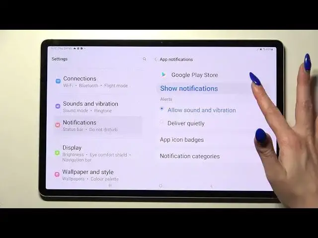 Video thumbnail for How to Manage Apps Notifications on SAMSUNG Galaxy Tab S8+ - Customize Apps Notifications