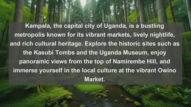 Video thumbnail for Unveiling Uganda's Splendor: Top 10 Most Beautiful Cities to Explore