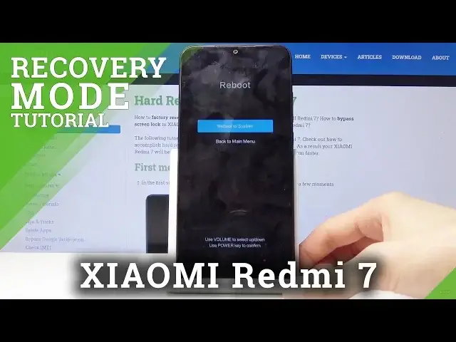 'Video thumbnail for XIAOMI Redmi 7 Recovery Mode'