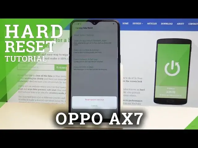 Video thumbnail for How to Factory Reset OPPO AX7 - Restore Defaults / Wipe Data