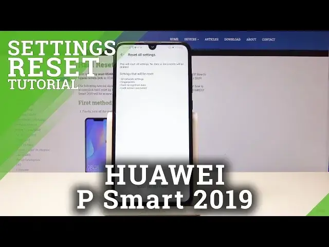 'Video thumbnail for Reset Settings in HUAWEI P Smart 2019 - Reset Default Configuration'