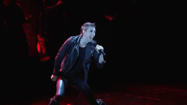 'Video thumbnail for Watch Jo Lampert Rock The Public Theater in JOAN OF ARC: INTO THE FIRE'