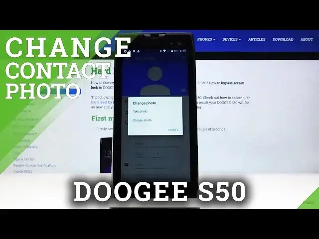 'Video thumbnail for How to Add Photo to Contact in DOOGEE S50 – Personalize Number'