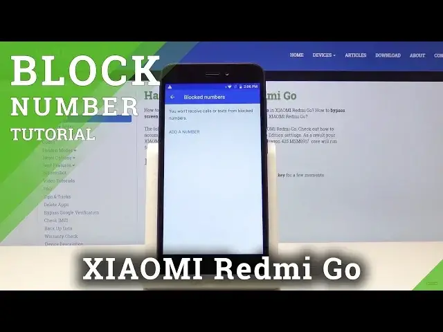 'Video thumbnail for How to Block Number in XIAOMI Redmi Go - Create Blacklist'
