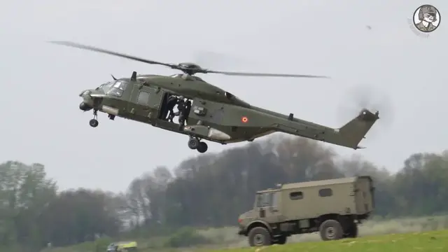 'Video thumbnail for Helidays 2017 - Belgian Air Force's new NH90 Tactical Transport Helicopter'