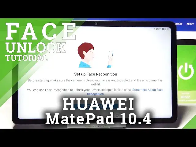 'Video thumbnail for How to Set Up Face Unlock in HUAWEI MatePad 10.4 – Find Biometrics Settings'