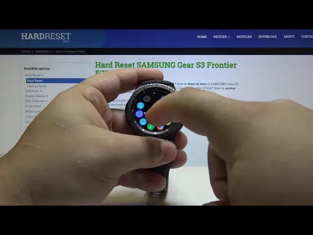 'Video thumbnail for How to Locate Serial Number in SAMSUNG Gear S3 Frontier - Serial Number Status'