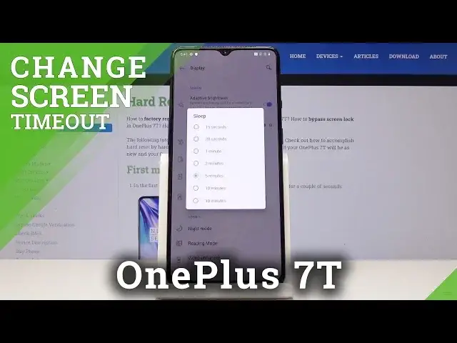 'Video thumbnail for How to Set Up Sleep Time in OnePlus 7T - Change Screen Timeout'