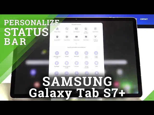 'Video thumbnail for How to Adjust Notification Bar Icons on SAMSUNG Galaxy Tab S7+ - Customize Status Bar'