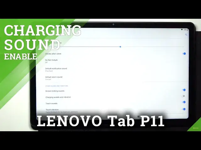 Video thumbnail for How to Turn On Charging Sounds in Lenovo Tab P11 - Enable Charging Alert