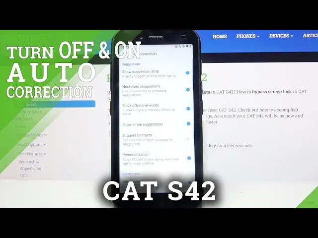 Video thumbnail for How to Enable/Disable Automatic Text Correction in Cat S42 - Mange Auto Correction