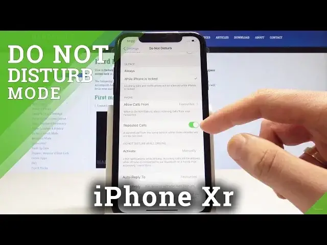 Video thumbnail for Do Not Disturb Mode in APPLE iPhone XR - Enable / Set Up Do Not Disturb