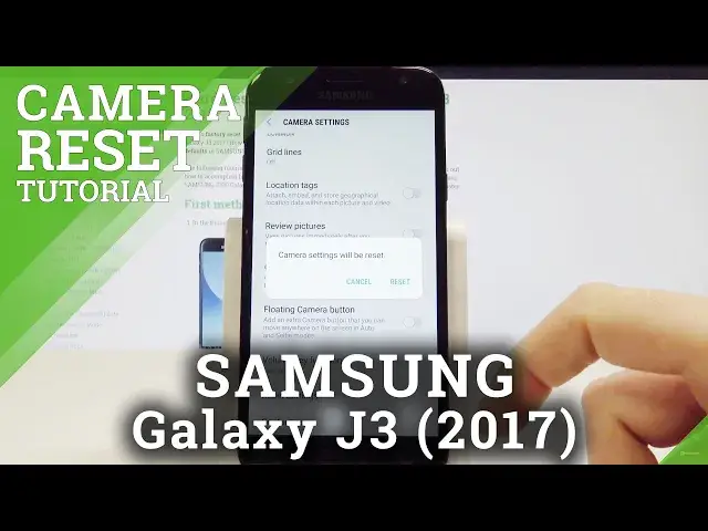 'Video thumbnail for How to Reset Camera in SAMSUNG Galaxy J3 (2017) - Restore Camera Settings'
