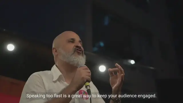 Video thumbnail for Debunking Common Public Speaking Advice