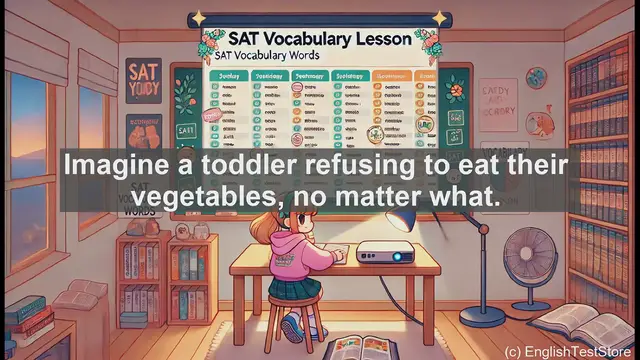 Video thumbnail for 5000 Must Know SAT Vocabulary - Obstinacy: The Power of Stubborn Persistence