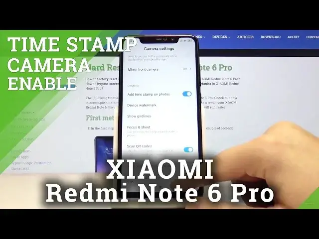 'Video thumbnail for How to Enable Camera Time Stamp in Xiaomi Redmi Note 6 Pro'