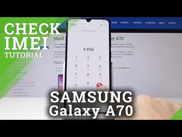 'Video thumbnail for How to Find IMEI & SN in SAMSUNG Galaxy A70 - Check IMEI & Serial Number'