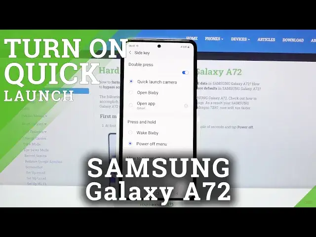 'Video thumbnail for How to Activate Quick Launch on SAMSUNG Galaxy A72 – Turn On Quick Launch'