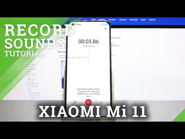 'Video thumbnail for How to Record Sounds on XIAOMI Mi 11 – Start Sounds Recording'