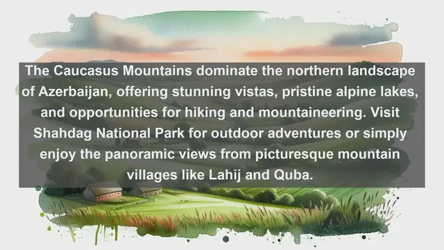 Video thumbnail for Exploring Azerbaijan's Spectacular Landscapes: Top 10 Must-Visit Destinations