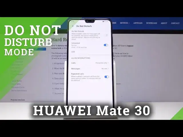 'Video thumbnail for How to Use Do Not Disturb Mode in HUAWEI Mate 30 - Silent Mode'