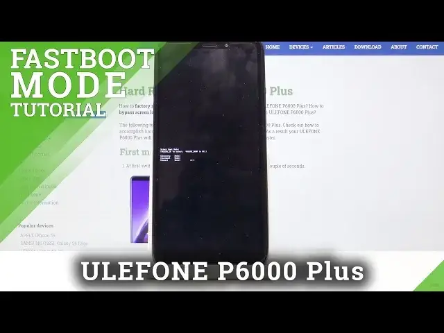 'Video thumbnail for How to Open Fastboot Mode in ULEFONE P6000 Plus - Exit Fastboot Mode'
