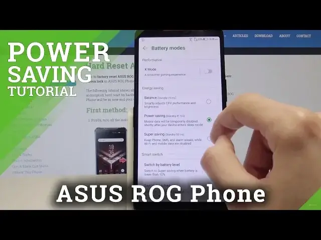 'Video thumbnail for How to Use Power Saving Mode in ASUS ROG Phone – Set Up Battery Saver'