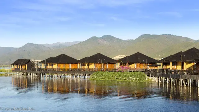 Video thumbnail for Golden Island Cottage auf dem Inle-See | Myanmar